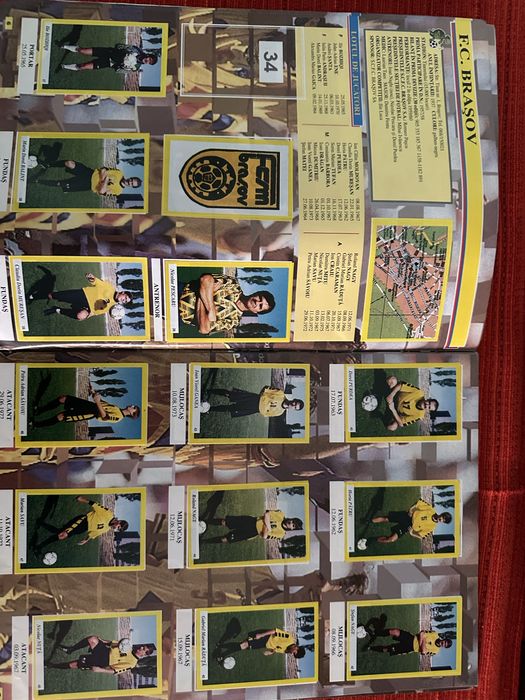 Album Fotbal 94/95. 90% completat