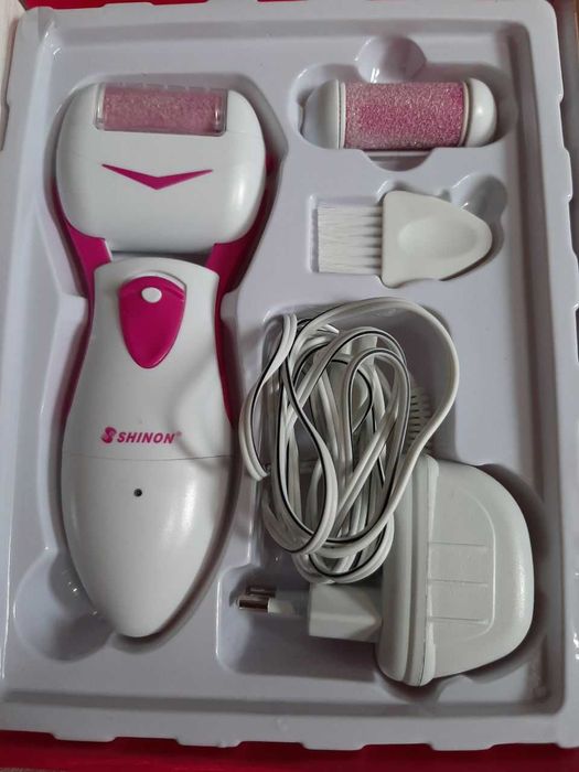 Электрические роликовые пилки для пяток SHINON и Scholl Velvet