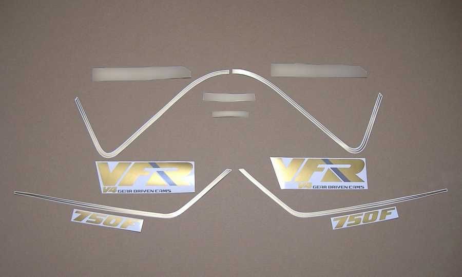 Стикери Honda VFR 750f rc24 1987г-1992г лепенки хонда вфр 750 1990