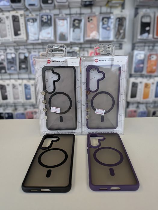 Folie, Cablu, Încărcător, Husa fumurie cu MagSafe Samsung S26