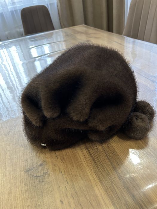 Шапка норка экомех