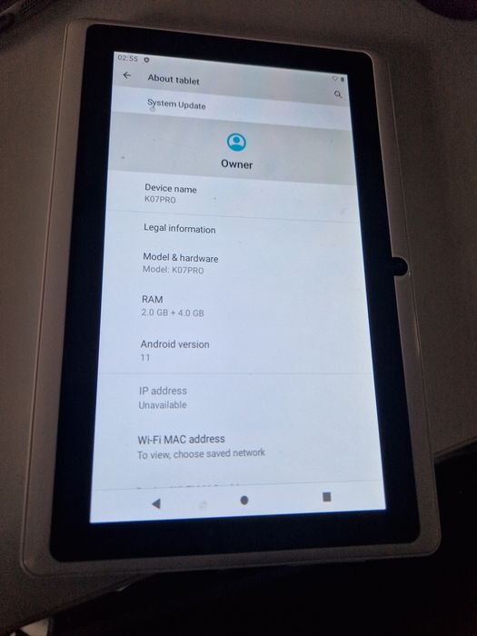 Tableta cu android 11