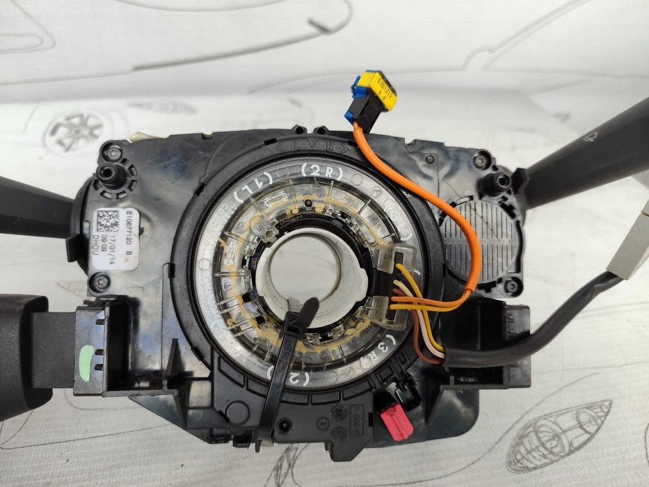 Ansamblu manete comenzi volan + spiră Peugeot 208 I 98081767ZD 2015 / [2012-2019] / (5B3)