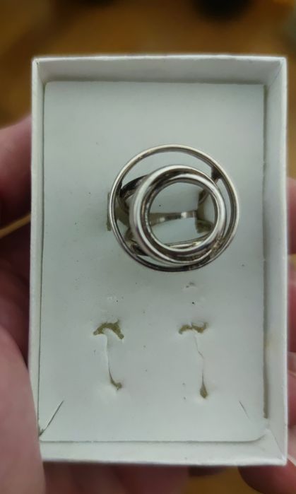 Сребърен пръстен и Гривна