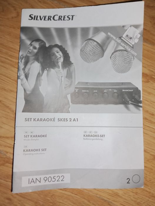 Set microfoane silver crest