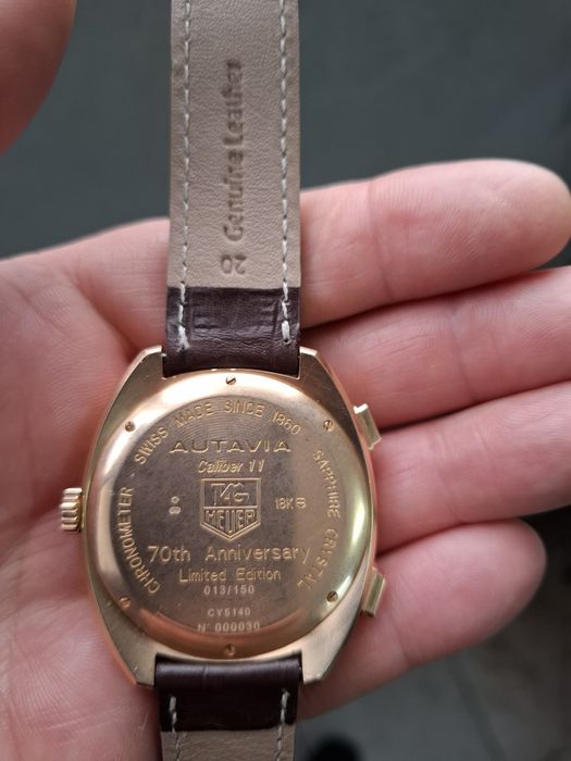 Ceas de aur 18k Autavia Tag  heuer