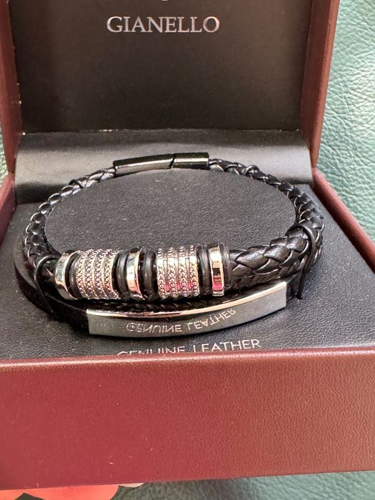 Brățară bărbătească Gianello din piele naturala