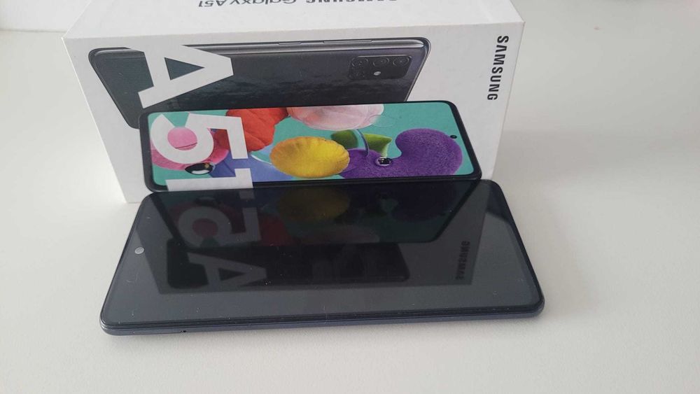 Telefon mobil Samsung Galaxy A51, negru, Dual SIM, 128GB, 4GB RAM, 4G