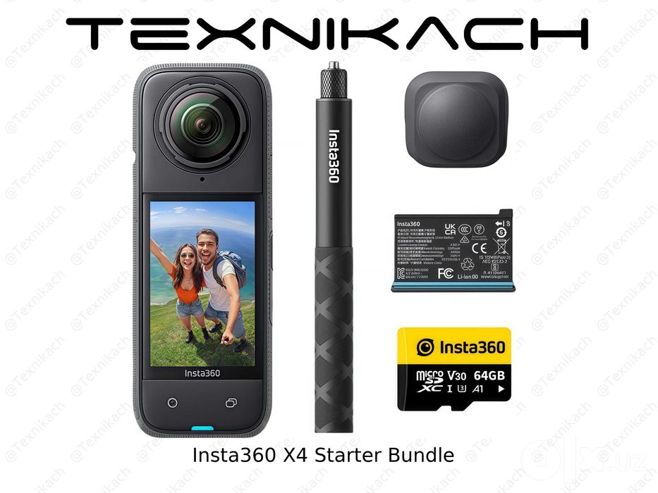 Insta360 X4 Starter Bundle • Yetkazib berish • Tekshirib to‘lash