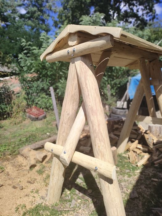 Cadru leagăne din lemn masiv