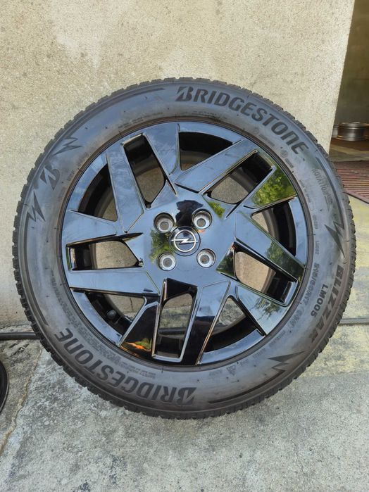 4 ROTI Jante + Anvelope IARNA - 4x108 17'' 215/60/17 - OEM Opel Mokka Peugeot 2008 Citroen DS - CA UNELE NOI DOT 2022 !
