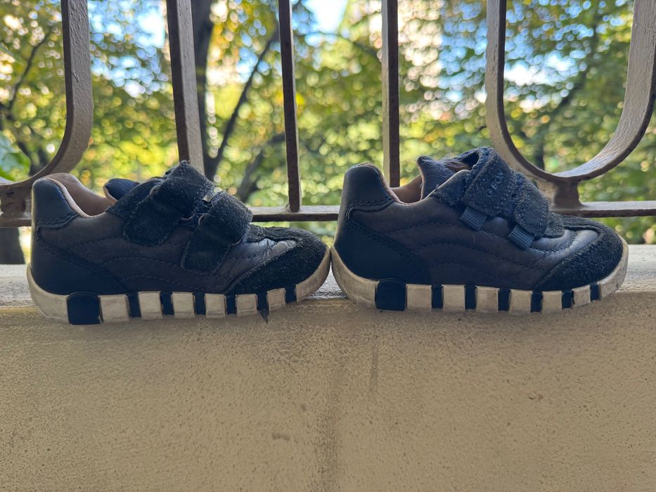 Geox кожени есенни обувки момче