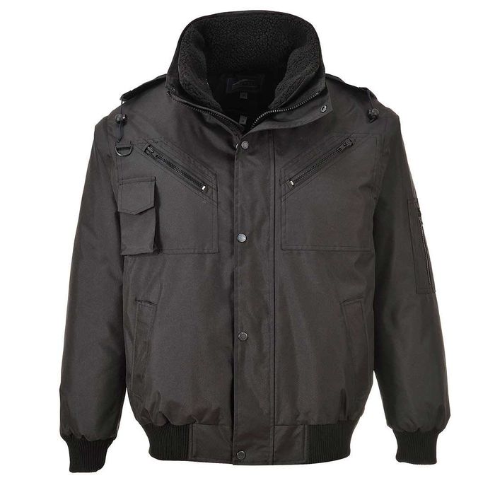 Geaca Bomber 3 in 1 model F465, culoare negru si marimea L