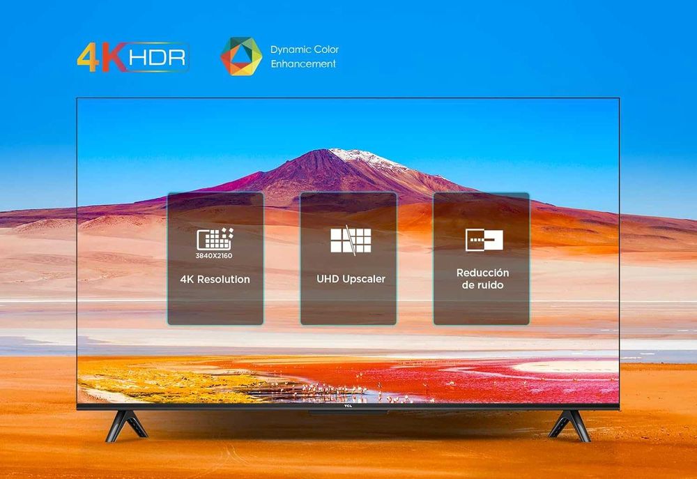 TCL 43P639K 4K UHD HDR - Smart TV