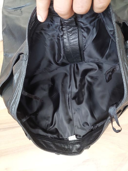 Pantaloni de dama,piele naturala moale,culoare negru