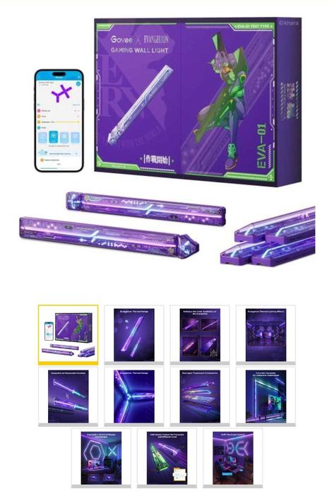 Govee GAMING lumini perete,birou