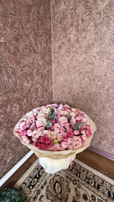 Микс цветов в букете