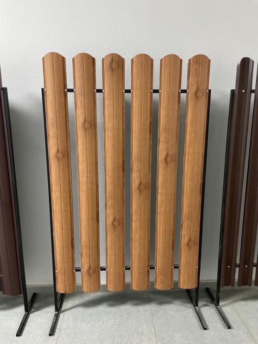 Штакетник металлический на забор