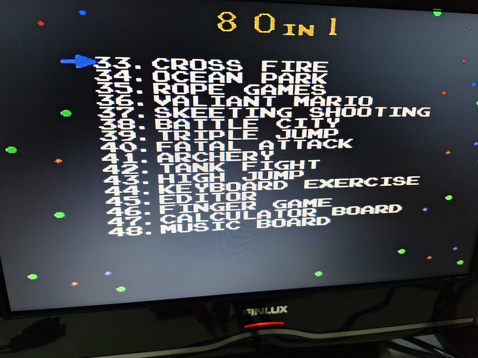 80 in 1 games, caseta discheta clasica cu joc pentru consola TV