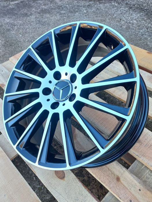 18"Мерцедес ///AMG 7.5ж ет35 A B C CLA GLA GLB Black Polish