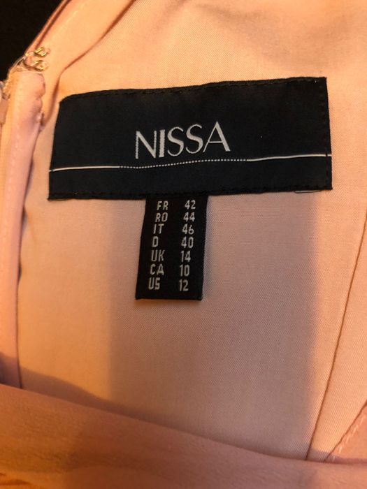 Rochie Nissa matase naturala noua mărime 44