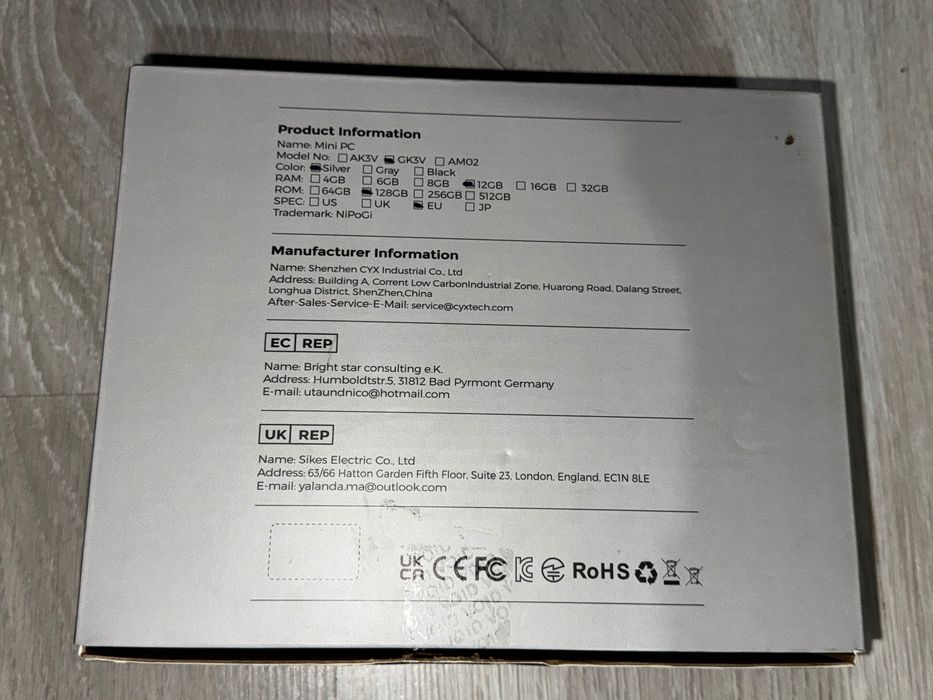 Mini PC NIPOGI – compact, rapid, ideal pentru birou sau acasă