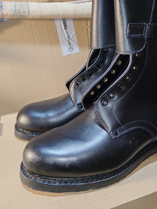 Италиански военни кубинки от естествена кожа Davos р-р 46