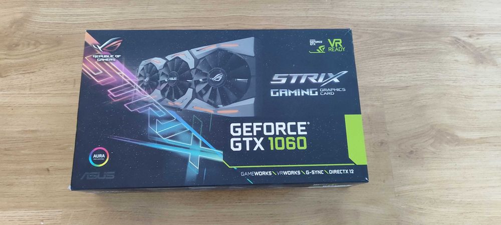 Placa Video GTX 1060 Strix OC