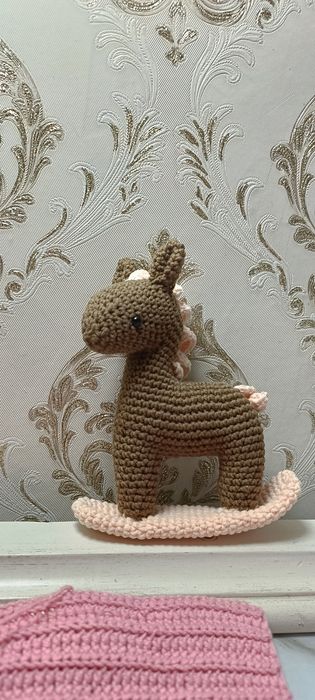 Вязанная лошадка
