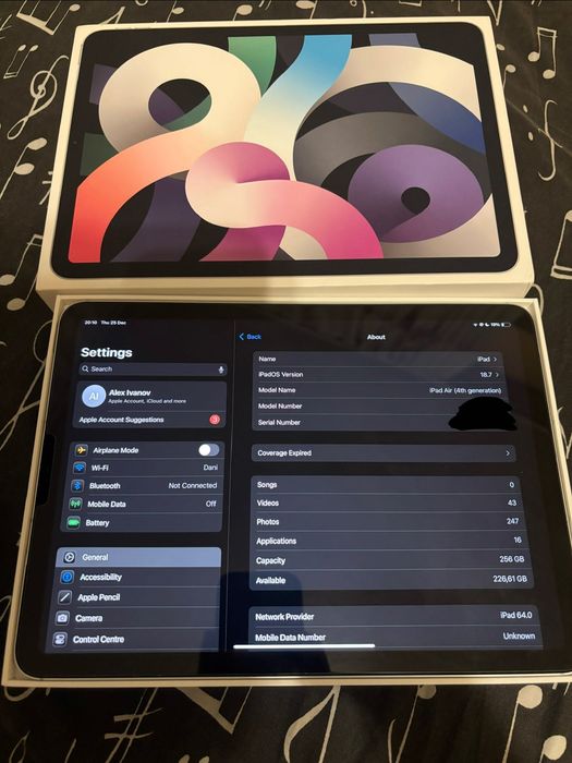 iPad air 4 256gb