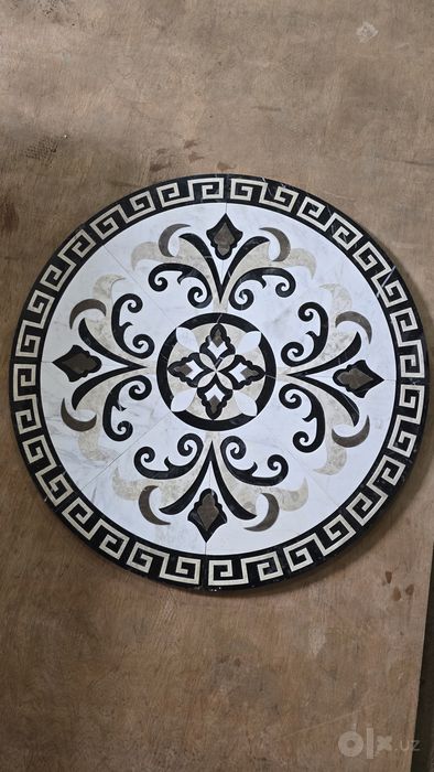 Мрамор узор медалион пескоструй  Waterjet xizmatlari mramor granit shi