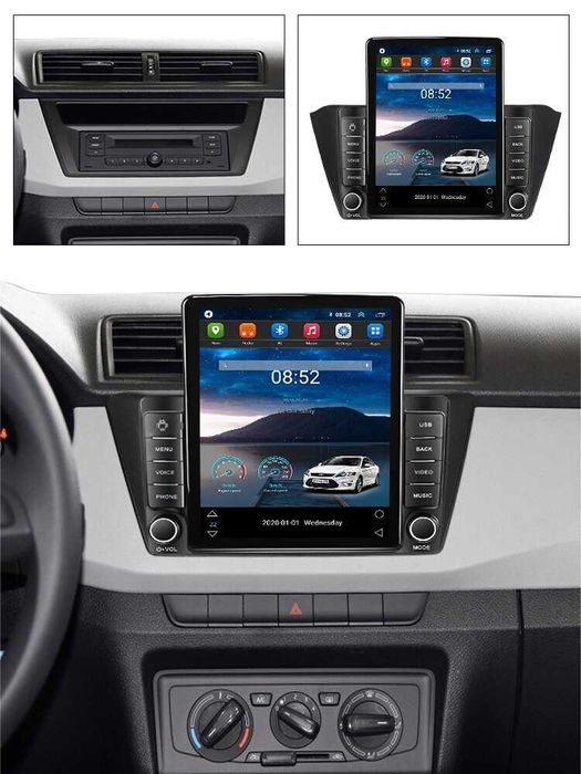 Navigatie Skoda Fabia din 2015 - 2021 Ecran TESLA 9.7 " 4GB Garantie