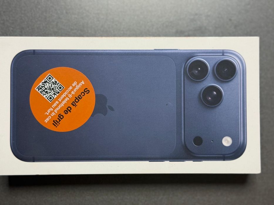 Iphone 17 ProMax 1 Tb deep blue sigilat, Romania