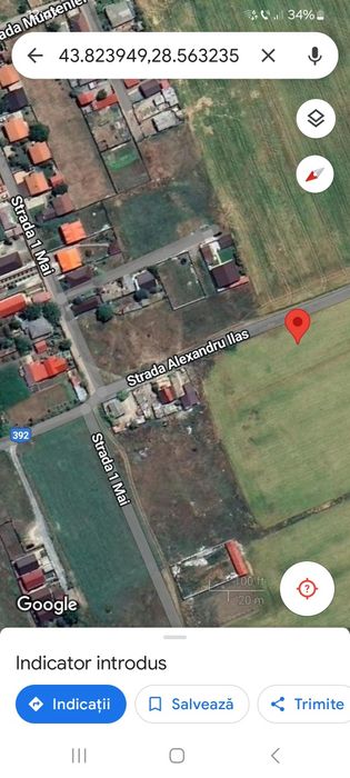 De vânzare teren intravilan 2500m, pret 30€m