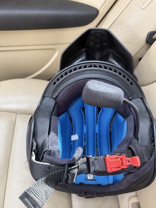 Casca moto shark sanctus black mat marimea M