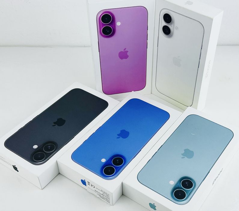 НАЛИЧЕН! Apple iPhone 16 128GB Pink / Black / Ultramarine / White
