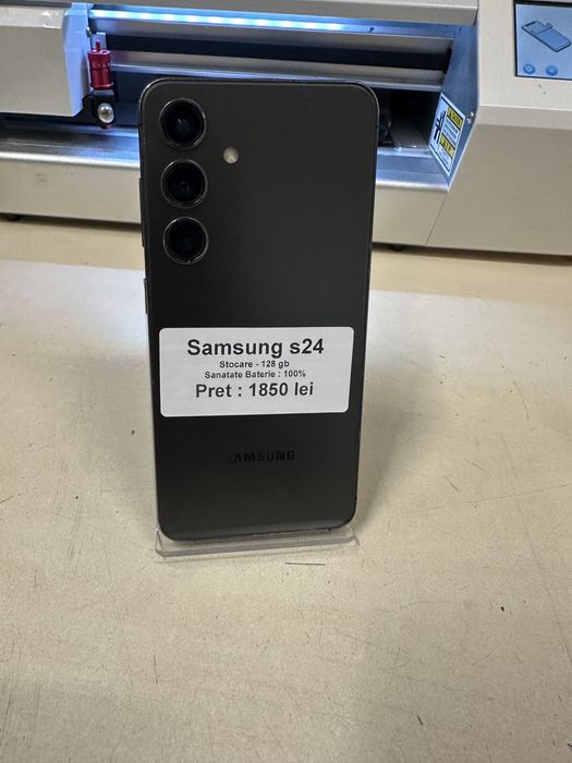 Samsung s24 / 128 gb / garantie / impecabil ca Nou / folie sticla cado