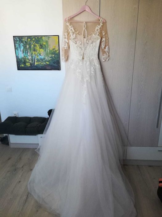 Rochie de mireasa A-line, Salon Maria, marimea 38