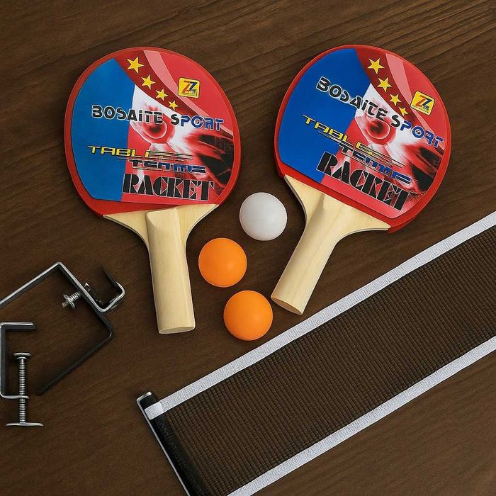 ПРОМО!! Комплект за тенис на маса с Мрежа и 3 топчета