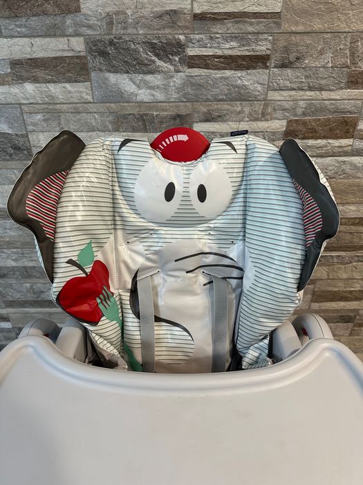 Детско столче за хранене CHICCO POLLY 2 START слонче. Перфектно състояние!