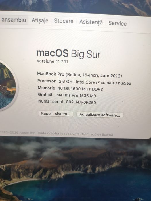 MacBook pro I7 ssd 1000 gb 16 gb ram