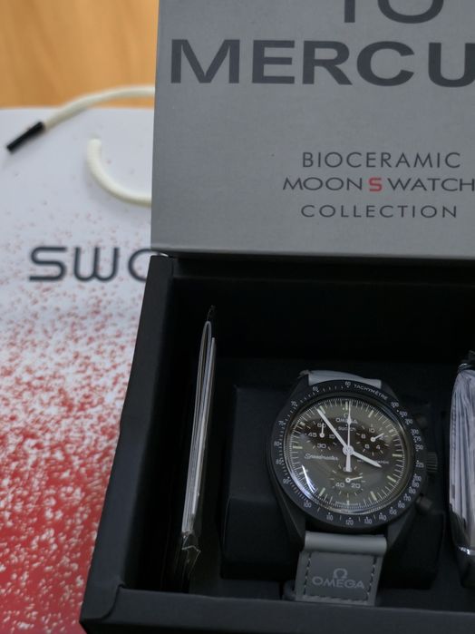 SWATCH X OMEGA mercury/moon luxe