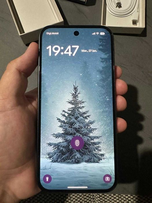 Google Pixel 9 128 GB, Obsidian Black, full box, garanție până în 2028