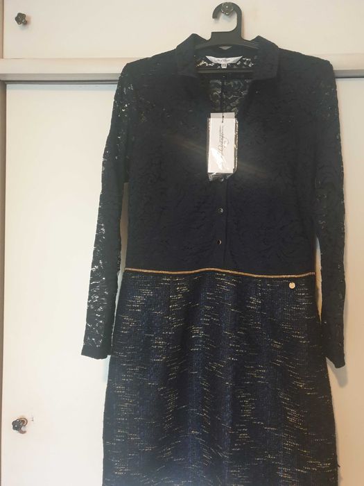 Дамска рокля с дантела