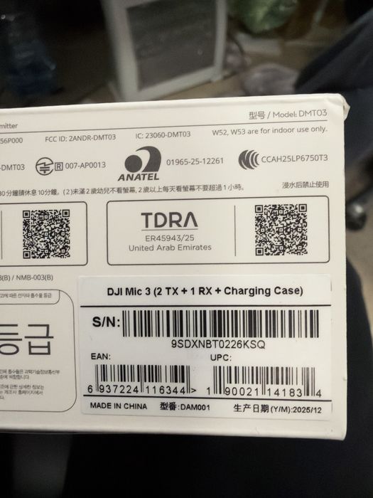 Dji mic 3 nou nefolosit 2tx 1rx nou neactivat garantie 2029