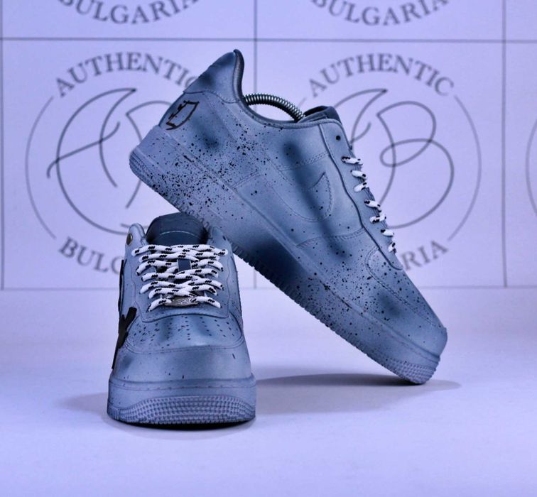 Nike Air Force 1 Chrome Hearts Мъжки Дамски Обувки