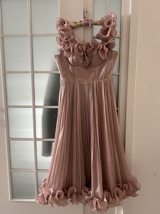 Rochie ocazie roz midi