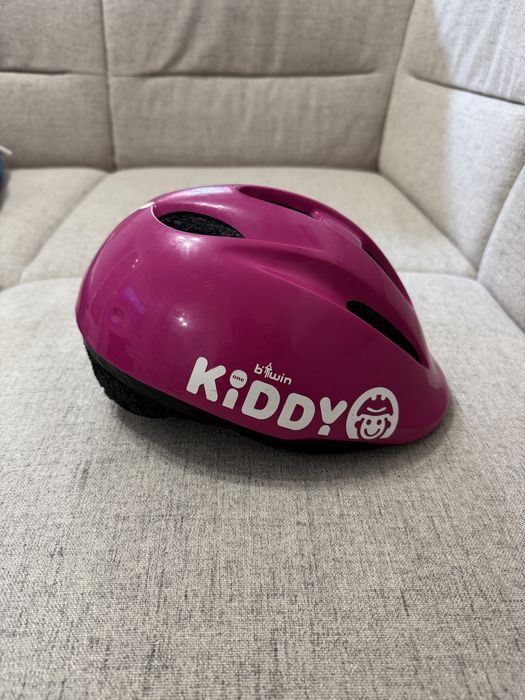 Casca ciclism copii, b-twin roz