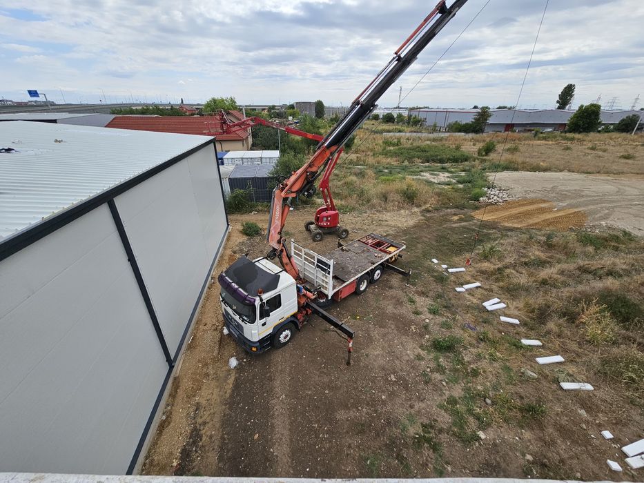 De inchiriat macara,automacara camion cu macara  de inchiriat