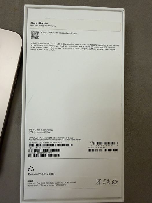 Iphone 16 Pro Max Desert Titanium 256gb